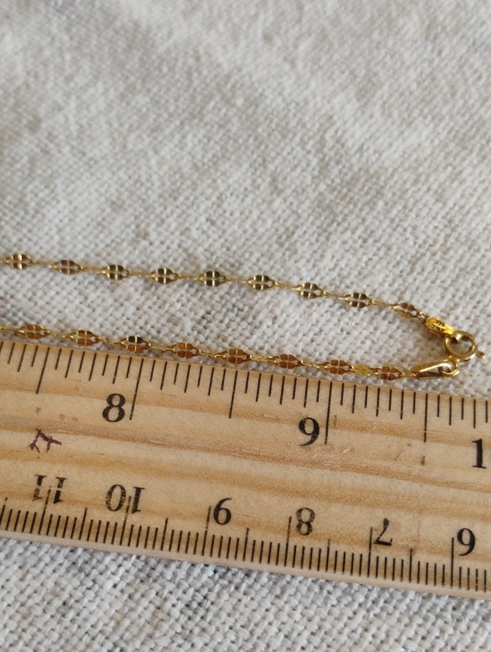 Gold Over Sterling Silver Black Stone Necklace - Picture 8 of 10